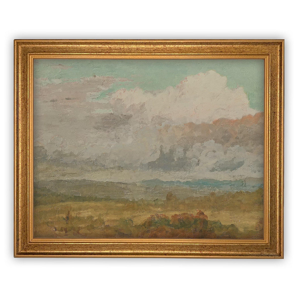Vintage Framed Canvas Art LAN-106