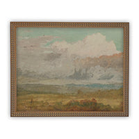 Vintage Framed Canvas Art LAN-106