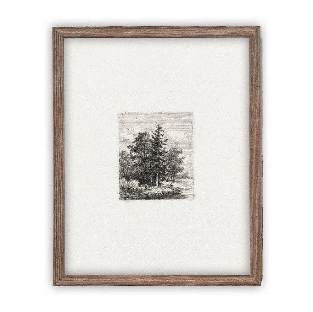 Framed Canvas Art #LAN-108