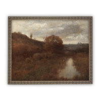 Framed Fall Autumn Art #LAN-137