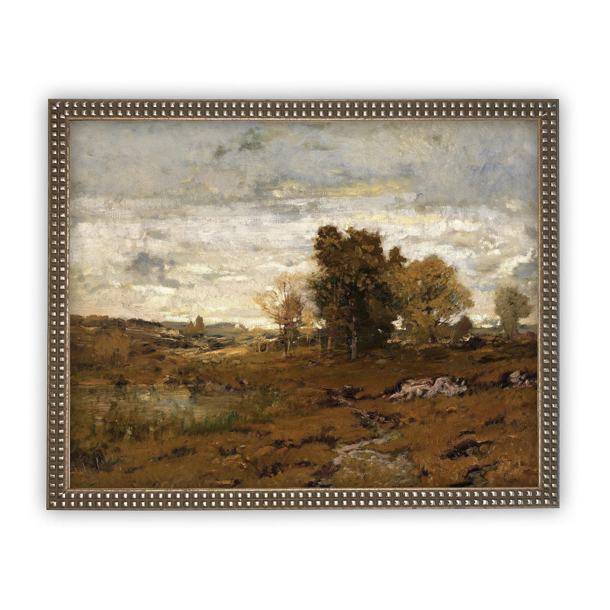 Vintage Framed Canvas Art #LAN-119