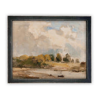 Vintage Framed Canvas Art #LAN-189