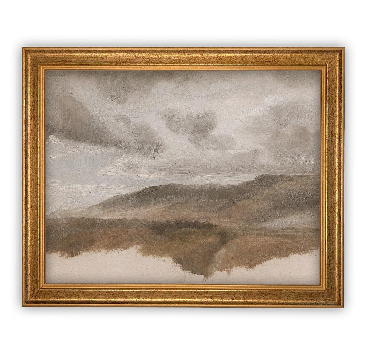 Framed Neutral Landscape Art # LAN-123