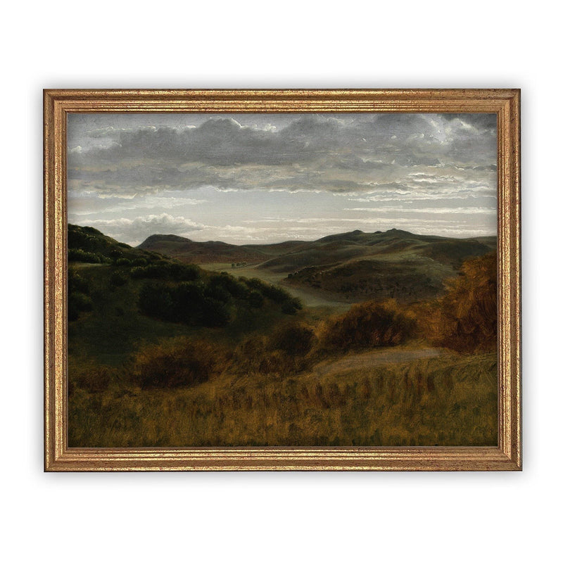 Framed Fall Winter Landscape #LAN-129