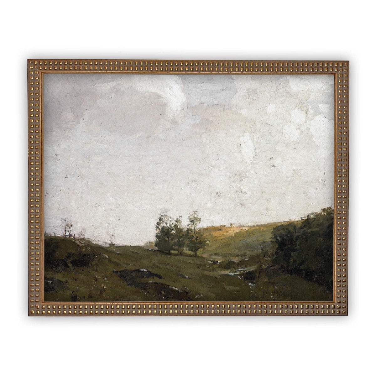 Vintage Framed Canvas Art #LAN-184