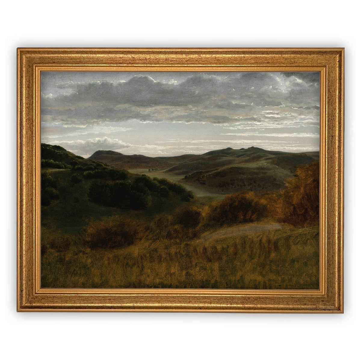 Framed Fall Winter Landscape #LAN-129