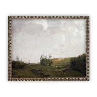 Vintage Framed Canvas Art #LAN-184