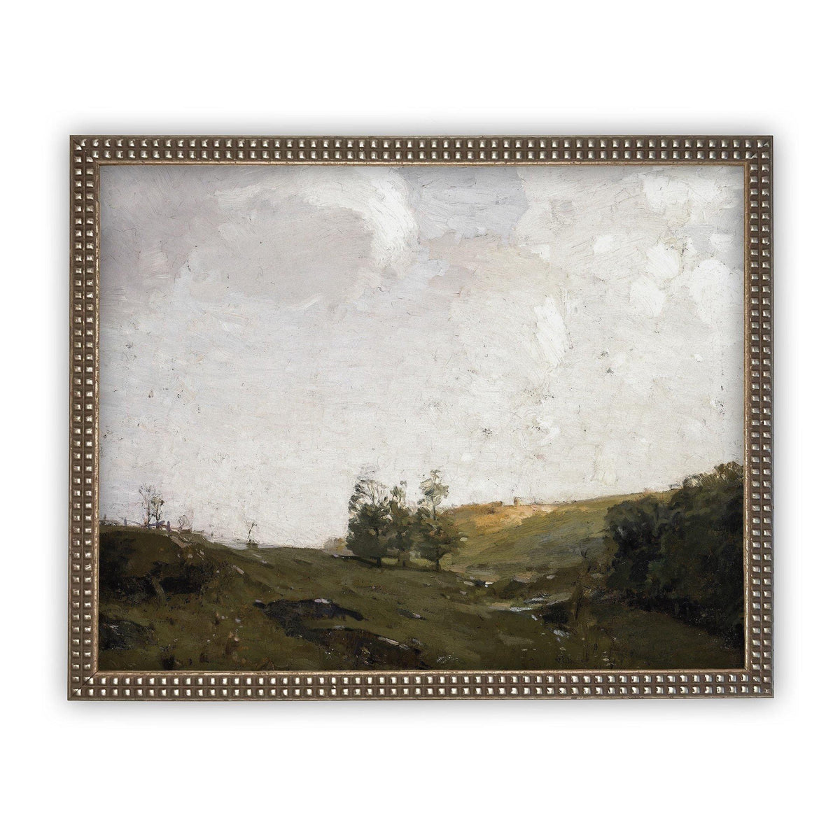 Vintage Framed Canvas Art #LAN-184