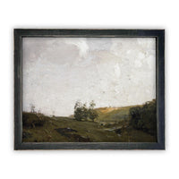 Vintage Framed Canvas Art #LAN-184