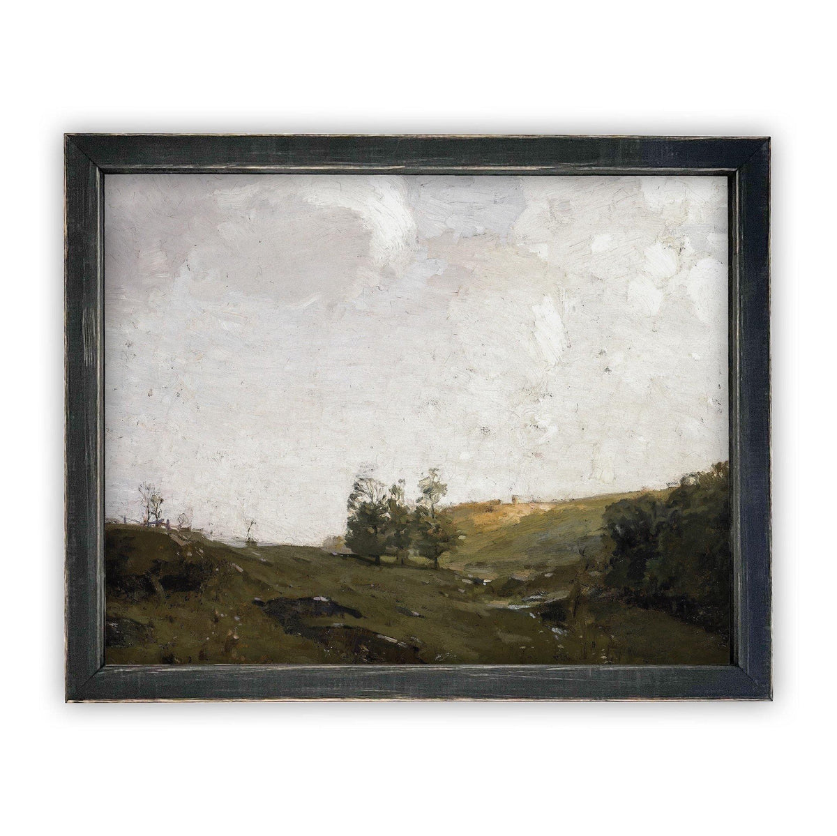 Vintage Framed Canvas Art #LAN-184
