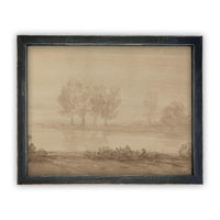 Vintage Framed Canvas Art #LAN-181
