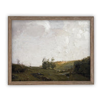 Vintage Framed Canvas Art #LAN-184