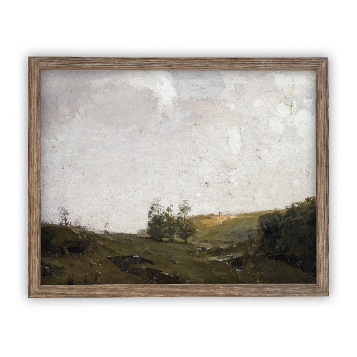 Vintage Framed Canvas Art #LAN-184