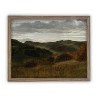 Framed Fall Winter Landscape #LAN-129