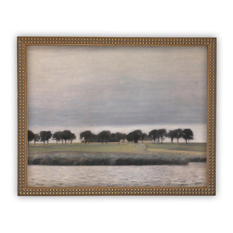 Vintage Framed Canvas Art Modern Farmhouse print #LAN-102