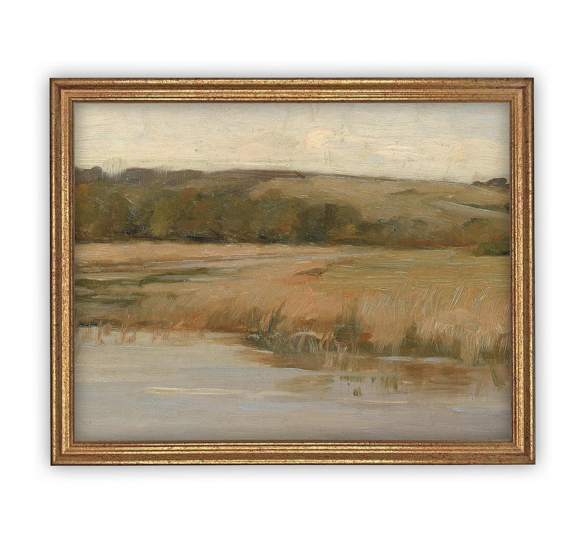 Framed Canvas Art Farmhouse print #LAN-133