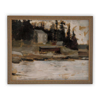 Framed Canvas Art Farmhouse print #LAN-139