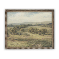 Vintage Framed Canvas Landscape Art #LAN-190