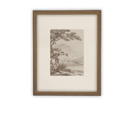 Vintage Framed Canvas Art #LAN-245