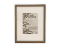 Vintage Framed Canvas Art #LAN-245