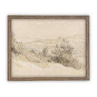 Vintage Framed Canvas Art #LAN-203
