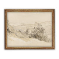 Vintage Framed Canvas Art #LAN-203