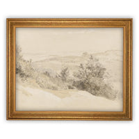 Vintage Framed Canvas Art #LAN-203