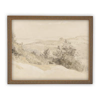 Vintage Framed Canvas Art #LAN-203