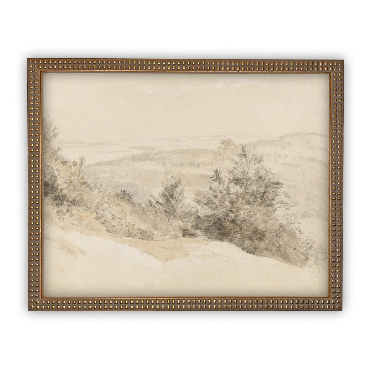 Vintage Framed Canvas Art #LAN-203
