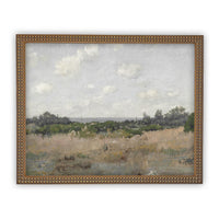Vintage Framed Canvas Landscape Art #LAN-192