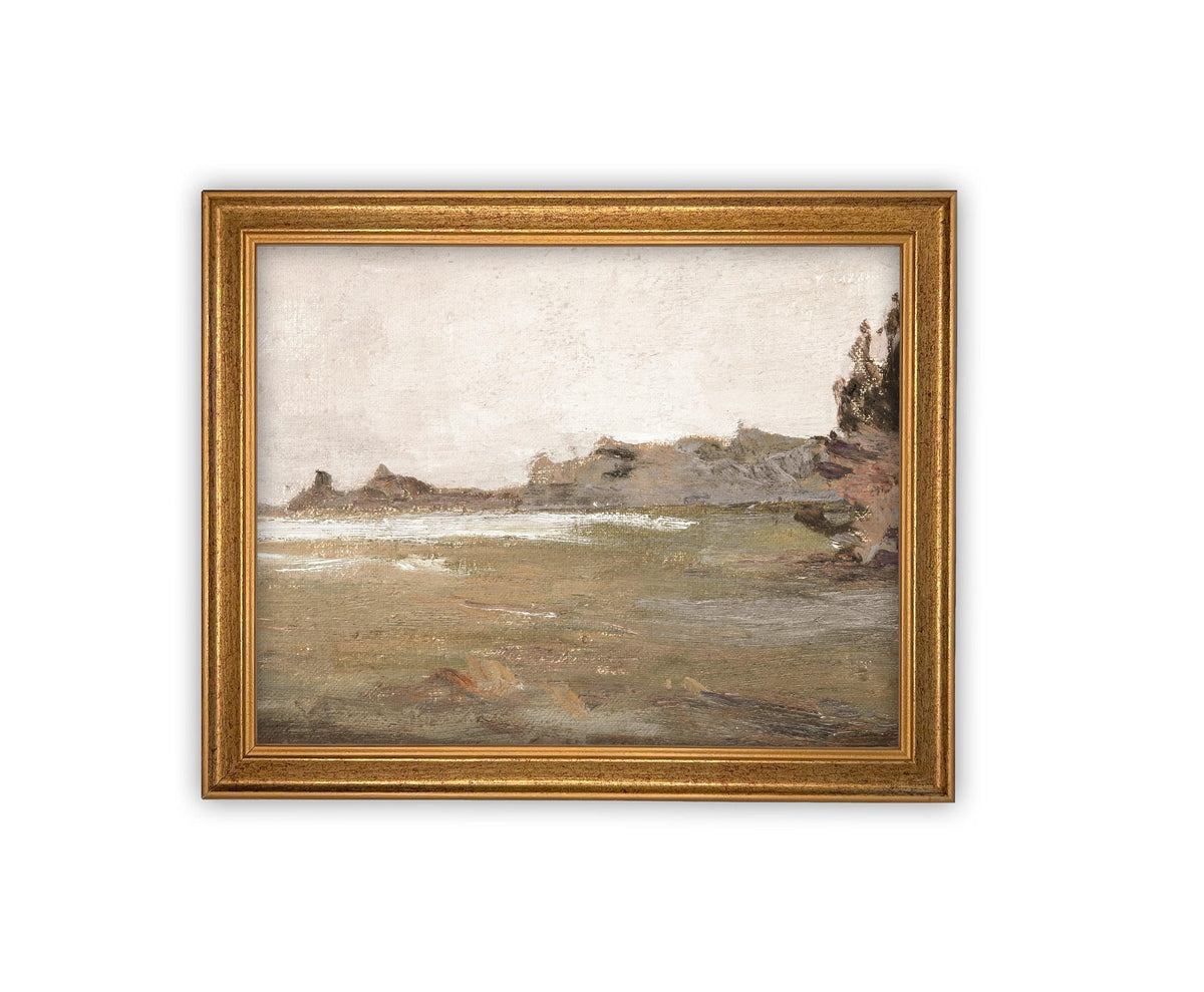 Vintage Framed Canvas Art #LAN-208