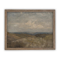 Vintage Framed Canvas Art #LAN-195