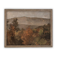 Vintage Framed Canvas Art #LAN-191