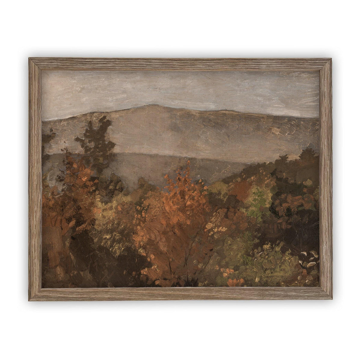 Vintage Framed Canvas Art #LAN-191