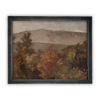 Vintage Framed Canvas Art #LAN-191