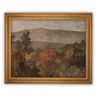 Vintage Framed Canvas Art #LAN-191