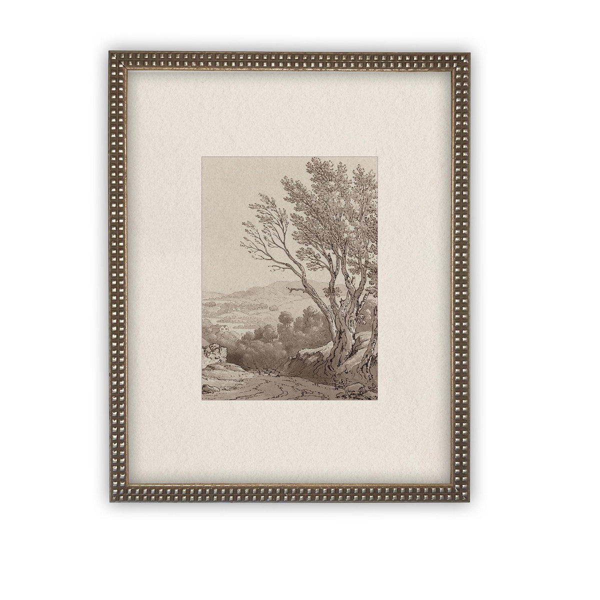 Vintage Framed Canvas Art #LAN-244