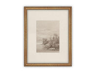 Vintage Framed Canvas Art #LAN-243