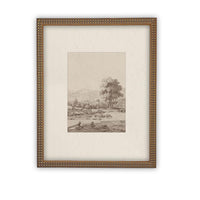 Vintage Framed Canvas Art #LAN-247