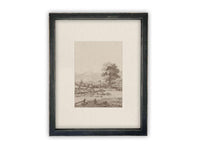 Vintage Framed Canvas Art #LAN-247