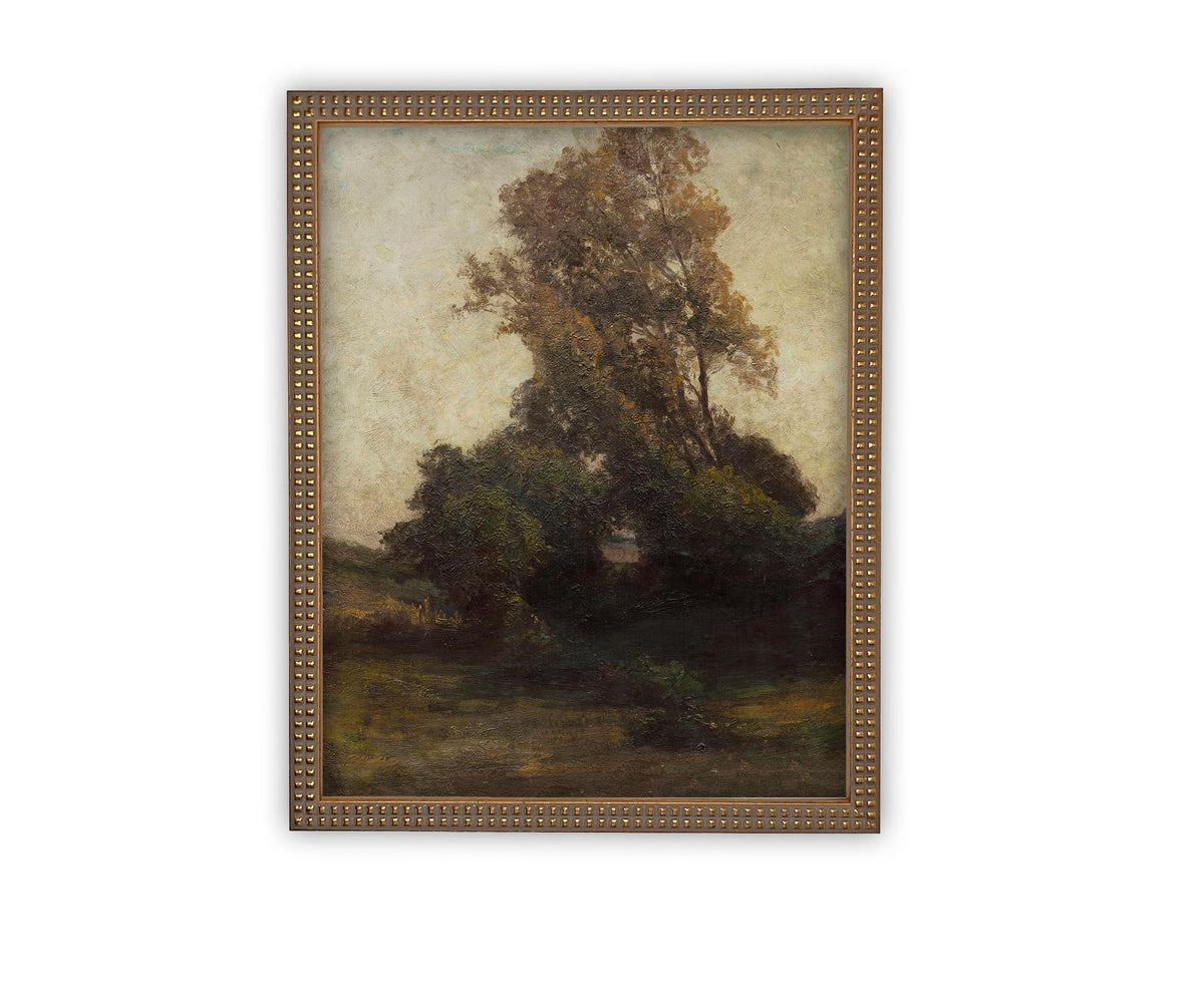Vintage Framed Canvas Art #LAN-261