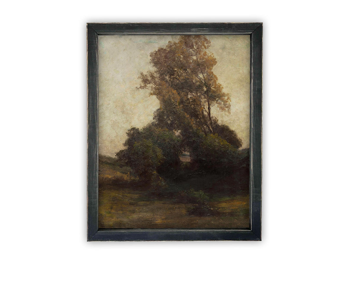 Vintage Framed Canvas Art #LAN-261