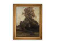 Vintage Framed Canvas Art #LAN-261