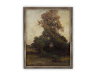 Vintage Framed Canvas Art #LAN-261