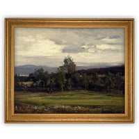 Vintage Framed Canvas Art #LAN-267