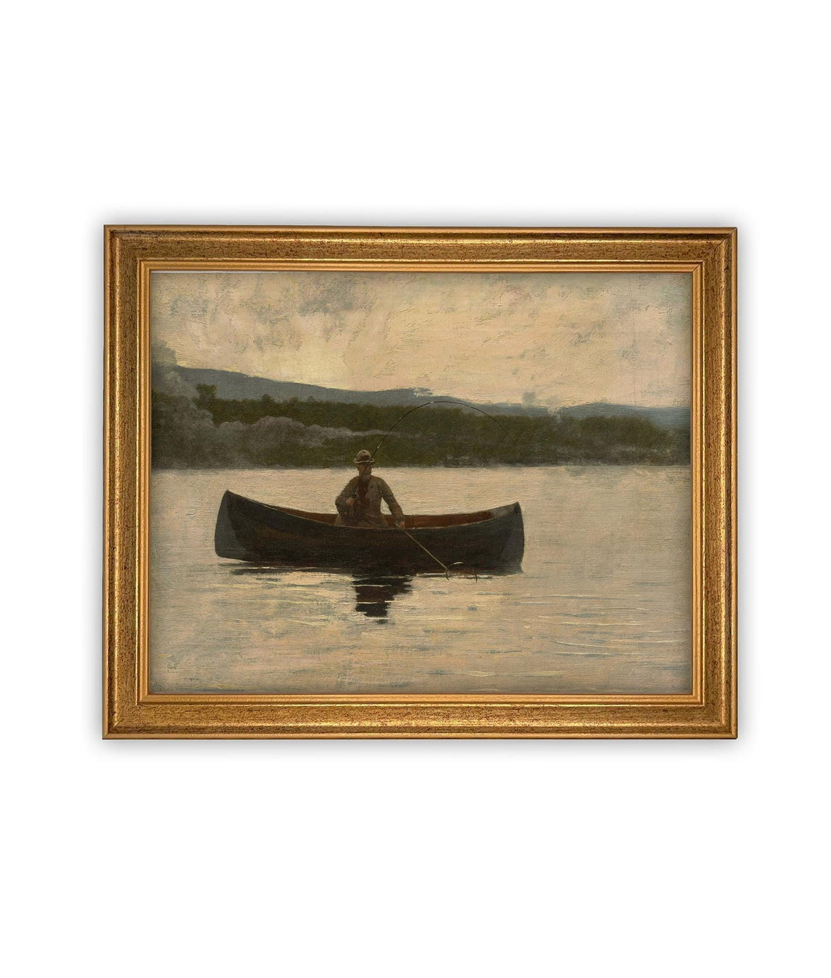 Vintage Framed Canvas Art #LAN-270