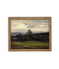 Vintage Framed Canvas Art #LAN-267
