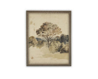 Vintage Framed Canvas Art #LAN-273