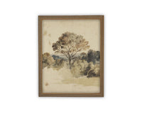 Vintage Framed Canvas Art #LAN-273