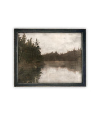 Vintage Framed Canvas Art #LAN-265